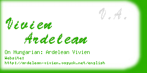 vivien ardelean business card